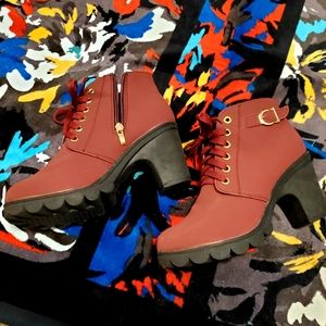 Maroon Boots Ladies (9)
